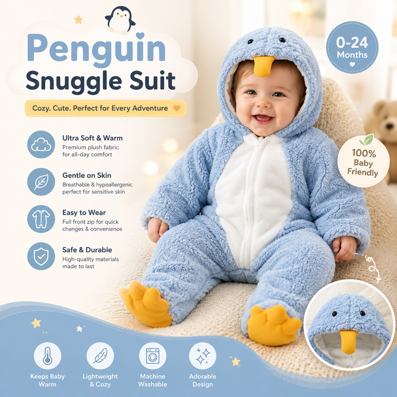 Penguin Snuggle Suit By Limma