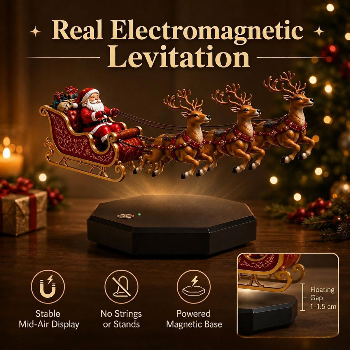 New Santa's Flying Sleigh Christmas Sleigh